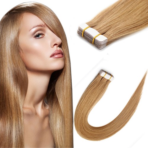 Extensiones de Cabello Humano Adhesivo Invisible Piel Tramas Grueso Cabello Real Remy - Imagen 53 de 143