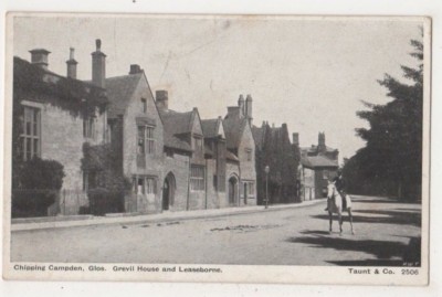 Chipping Campden, Grevil House & Pachtborne, Spott 2506 Postkarte, B902