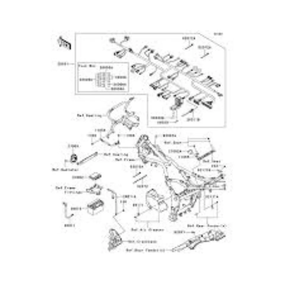 Kawasaki OEM 27002-0050 1994 - 2022 Relay Fuse Box - Изображение 4 из 4