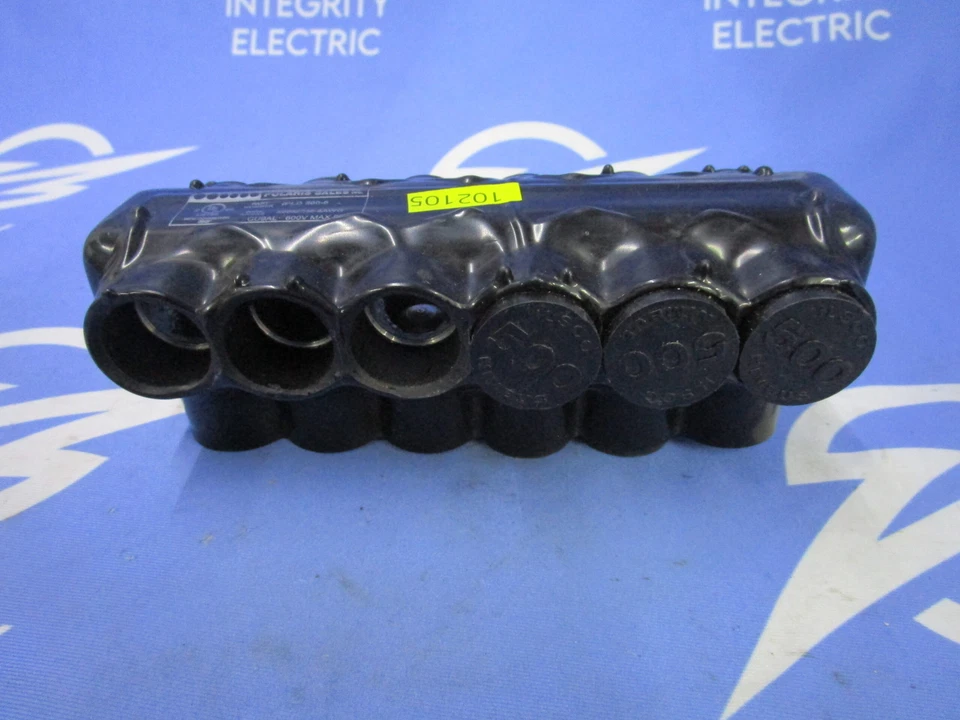 NEW POLARIS INSULATED MULTI-TAP CONNECTOR IPLD-500-6 500MCM-4AWG 600V 1 Y WARRAN - Image 4 of 4