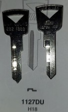 Ford, Edsel, Lincoln, Mercury  1127DU, H18 Vintage Key Blank