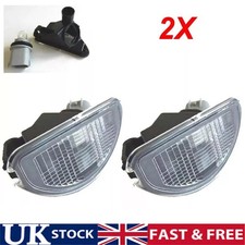 PAIR NUMBER PLATE LIGHTS LAMP LENS + BULB + SOCKET SET FOR TOYOTA AYGO 2005-2014