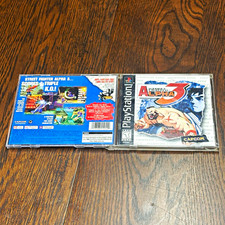 Capcom Street Fighter Alpha 3 (PlayStation 1) w/ Manual Tested