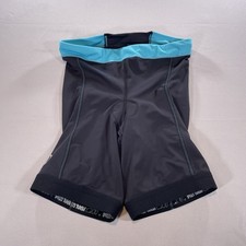 Pearl Izumi Women Select Tri Shorts Cycling Triathlon Padded Black/Blue Large