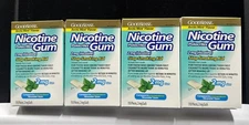 4x GoodSense Nicotine Gum•2 mg•110 pcs/ea.•Artic Mint Exp07/25 🌟Like Nicorette!