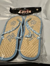 Women's Sandal Flip Flop Lovin Comfort Foam Beach Summer Sandal, size 7, new