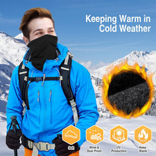 Fleece Cold Weather Sport Mask Windproof Warm Winter Full Face Scarf Gaiter / 2.
