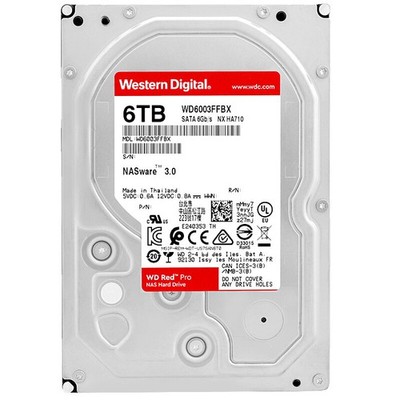 Western Digital Red WD6003FFBX 6TB 3.5'' SATA NAS Festplatte, guter Zustand, 19%