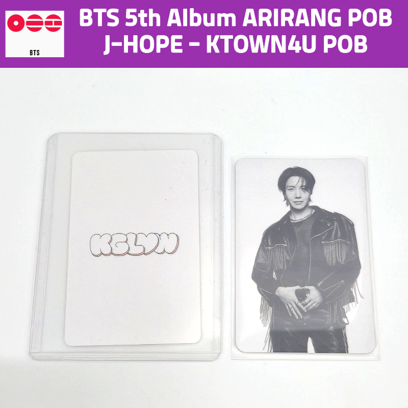J-HOPE Collection] BTS ARIRANG Album POB Benefit Photocard