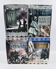 Vtg World War II VHS Box Set Lot 20 Tapes Why We Fight Pacific Fighters WWII 40s