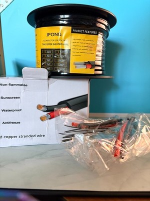 JFONG 2-Conductor Low Voltage Tin Copper Sheathed Wire