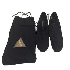 SANSHA Canvas/Neoprene "Tivoli" Style Jazz Dance Shoes JS3 black-4M