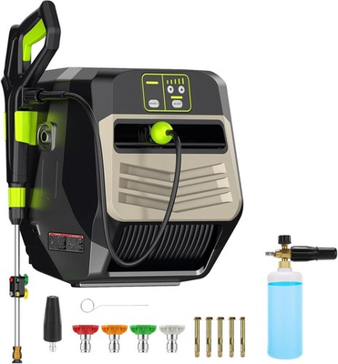 #ad Wall Mounted Pressure Washer 5500 PSI 3.6 GPM 5 Levers Power Washer with 6... $599.00