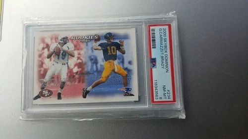2000 Skybox Dominion Tom Brady Rookie #234 PSA 8