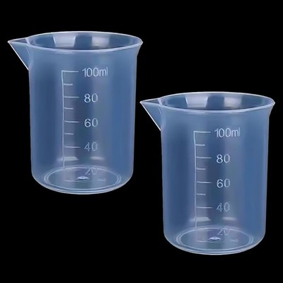 100ml Transparent Messbecher - Messbecher Kunststoff Flüssigkeitskanne