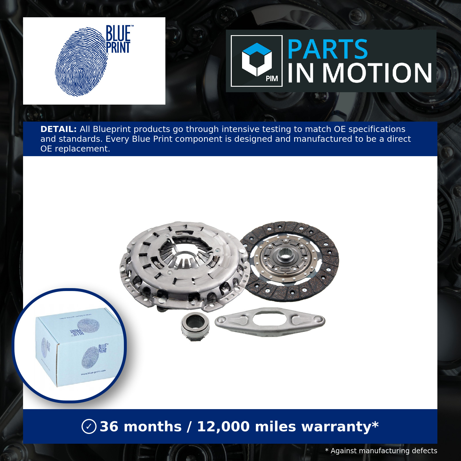 BLUE PRINT ADB113017 Clutch Kit Fits BMW 1 Series 2 Series 3 Series 4 Series X1 - Image 13