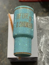 Taylor Swift The Life of a Showgirl Glitter Tumbler 30OZ Mint Green Ships Now