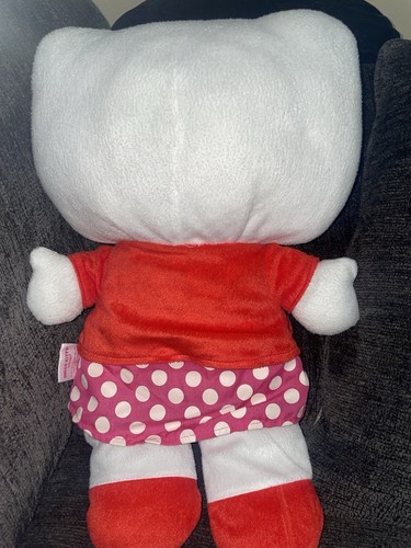 Hello Kitty By Sanrio Polka Dot Dress 2011 Plush Toy Length 21" - Picture 4 of 6