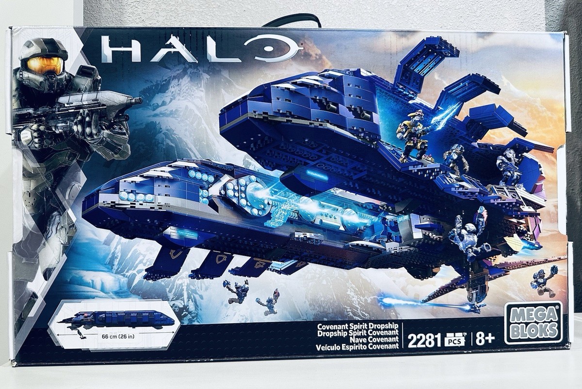 Mega Bloks Halo Covenant Spirit Dropship Exclusive Set - DPJ95