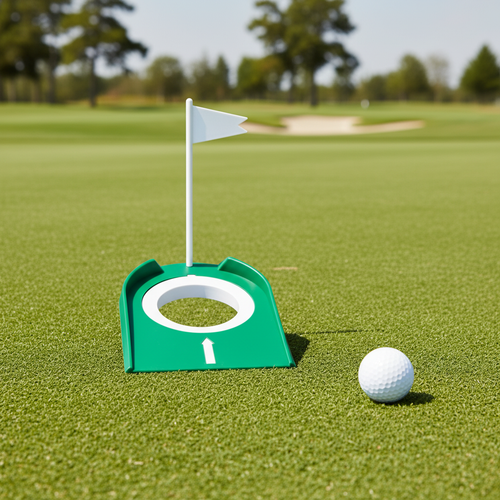Indoor/Out Golf Putting Practice Cup Training Hole & Flag - Picture 7 of 8