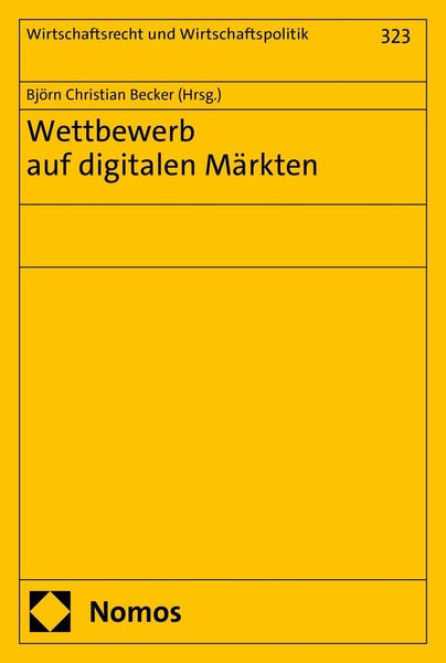 Wettbewerb Auf Digitalen MäRkten BjöRn Christian Becker-image
