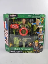 HASBRO  GI Joe Valor Vs Venom Voice FX Duke 12" Talking Action Figure 2004 New