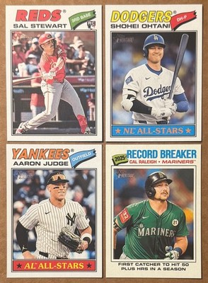 2026 Topps Heritage - BASE #1-400 SP You Pick / Choose Complete Your Set