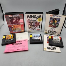Sega Genesis Sports Game Lot 3 NHL 96, Fifa Soccer  Bulls Versus Blazers