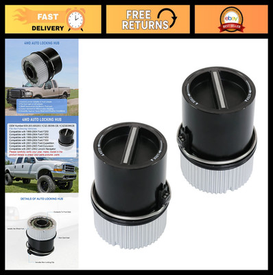 2Pcs 4WD Auto Locking Hubs for Ford F-Series, Expedition, Excursion, Navigator -