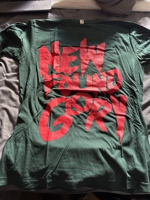 Rare New Found Glory T-Shirt OG RARE Size L Green Pop Punk American Apparel