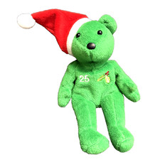 Bamm Beano s Green Holiday Bear 1990s Salvino MLB Licensed Plush Christmas 25