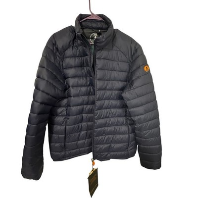 Save the Duck Puffer Jacket-Mens XL-Navy Giga-Ultra Light Plumtech Eco Friendly