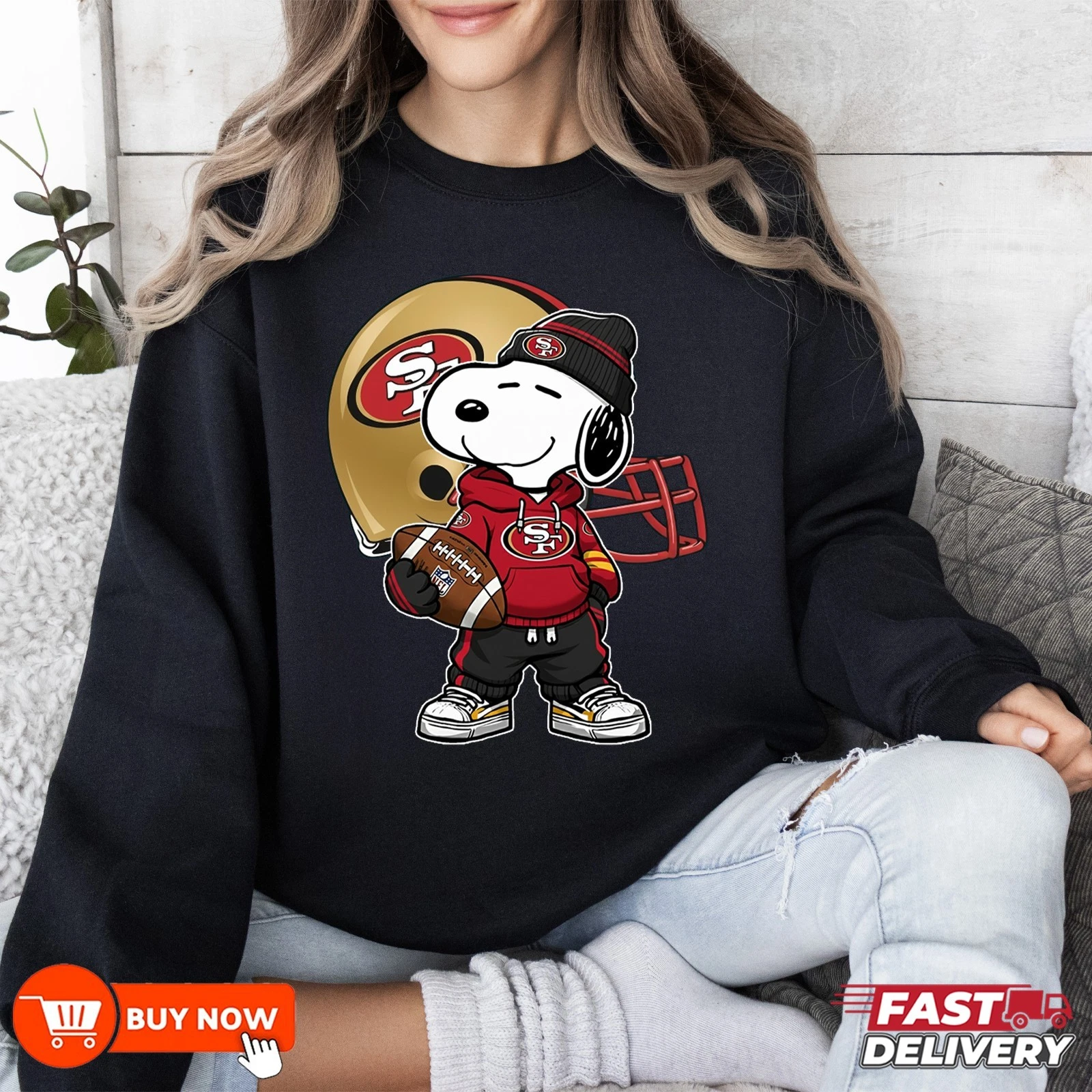 San Francisco 49ers Football Sweatshirt