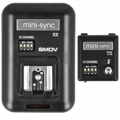 SMDV Drahtloses Mini-Synchronisations-Fernblitz-/Kameraauslösesystem bis zu 70m