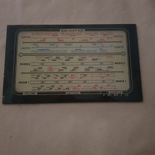 Scala parlante IN VETRO per radio d'epoca KOSMOVOX(03)