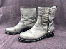 Jimmy Choo metalic Dondo classic biker Boots Brand New Size 39 1/2