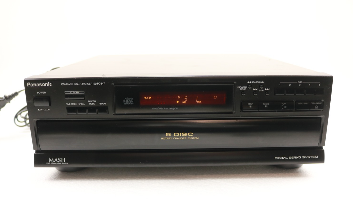 Panasonic SL-PD347 5-Disc CD Changer Player MASH Digital Servo