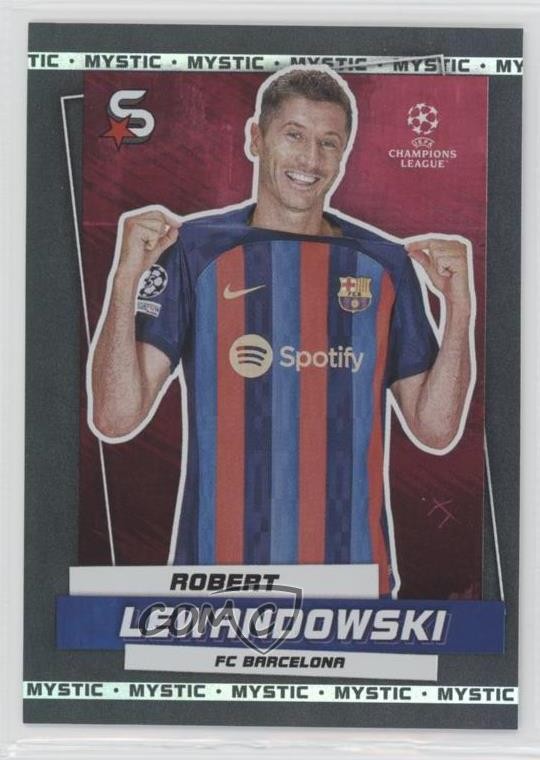2022 Topps UEFA Club Competitions Superstars Mystic Robert Lewandowski #56 1ol1