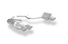 FOX Edelstahl Sportauspuff je 2x115x85mm für Mercedes SL Typ R230 SL 350 SL500