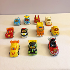 Vtech "Go Go Smart Wheels" Lot Of 11 Vehicles Lights Sounds Batteries Not Incl.