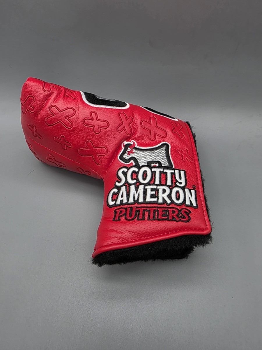 Scotty Cameron Speed Shop Red Dog - Headcover Maillet (rouge, Cuir) - NEUF 2025