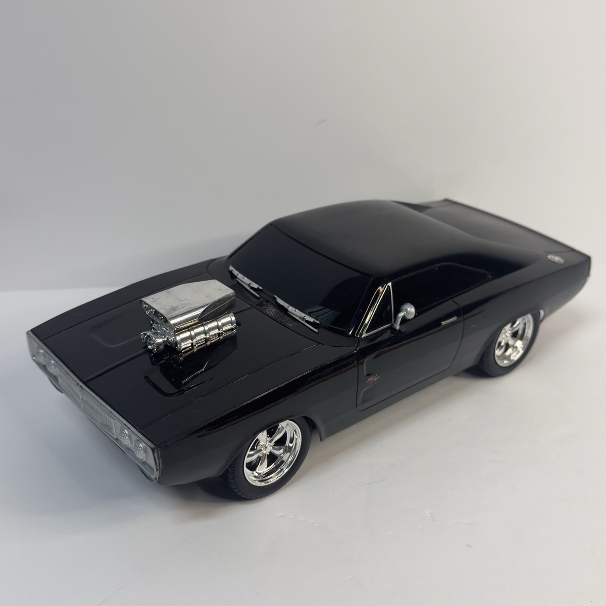 Jada Fast & Furious 1970 Dodge Charger RC Car 2.4GHz USB Black No