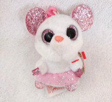 Ty Beanie Boos Nina Mouse Clip 3 1/2" From 2021
