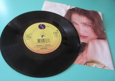 MADONNA - CHERISH / SUPERNATURAL 7'' VINYL SINGLE 1989 SIRE W2883