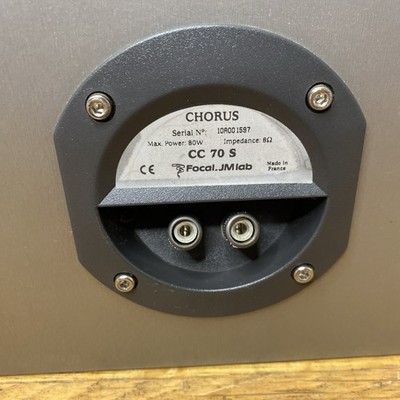 FOCAL JM LAB CHORUS CC 70S Center Channel Speaker | eBay