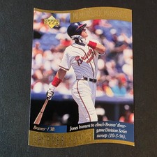 1997 Upper Deck - Memorable Moments Gold Chipper Jones #2