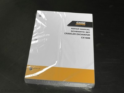 Case CX160B Schematic Set Crawler Excavator Service Manual Repair Shop Book