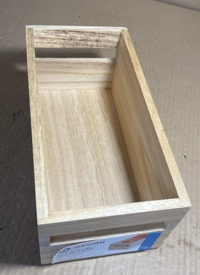 iDesign EcoWood Kitchen Storage Box, Kitchen Container Made from Eco-Friendly - Image 3 of 4