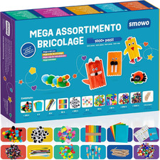 ® Kit Lavoretti Creativi per Bambini - Grande Set Di Bricolage Con Scovolini E M