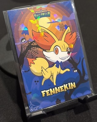 Rare Pokemon Halloween Full Art Fennekin Card Database Low Pop Card  
